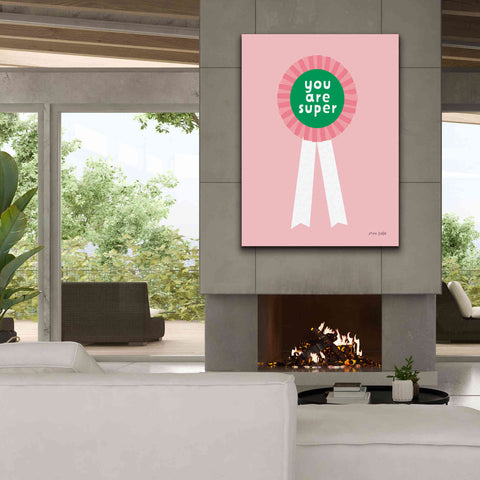 Image of 'Super Award' by Ann Kelle Designs, Canvas Wall Art,40 x 54