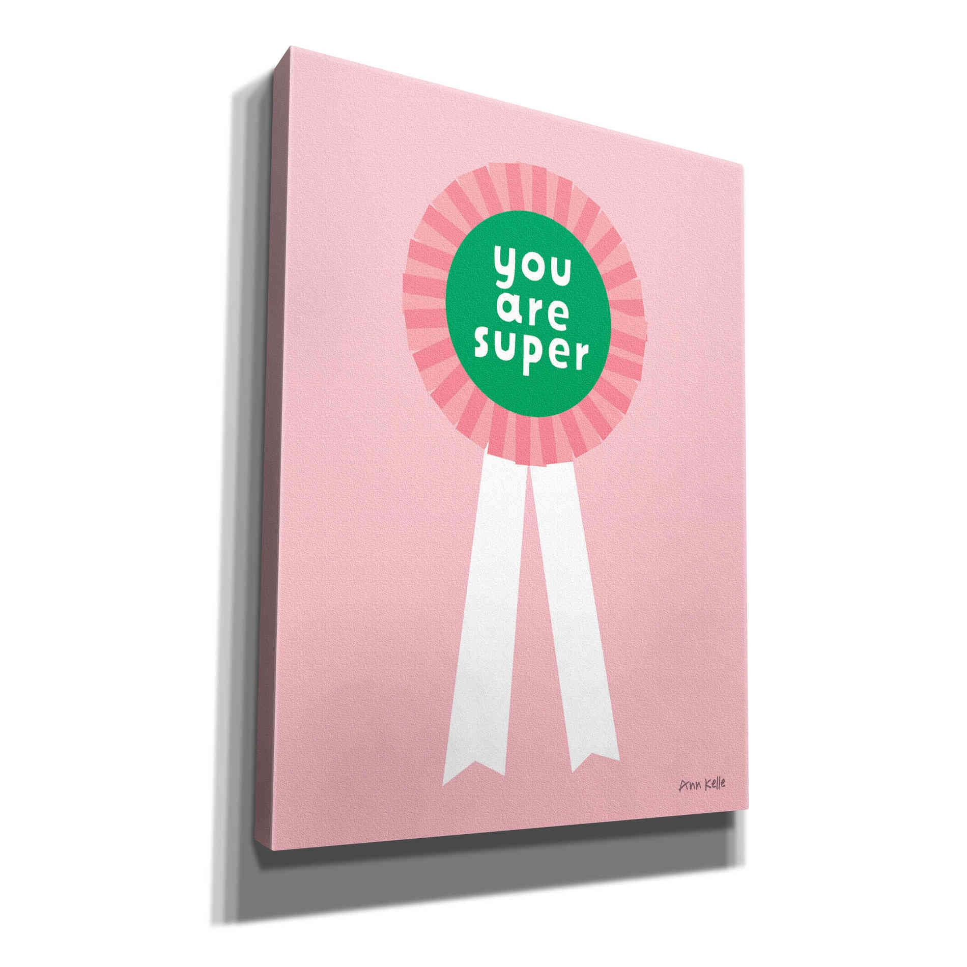 'Super Award' by Ann Kelle Designs, Canvas Wall Art,12x16x1.1x0,20x24x1.1x0,26x30x1.74x0,40x54x1.74x0