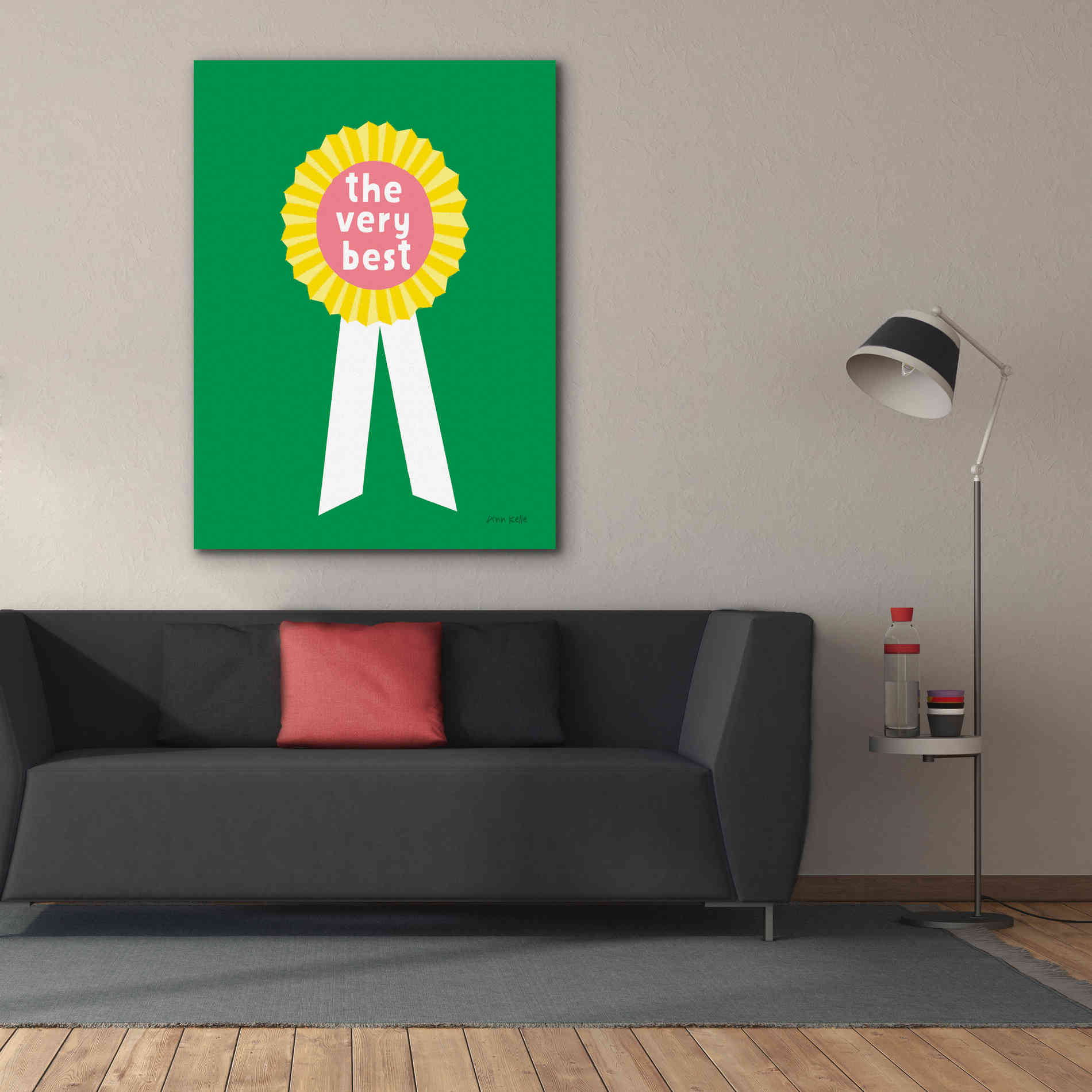 'Very Best Award' by Ann Kelle Designs, Canvas Wall Art,40 x 54