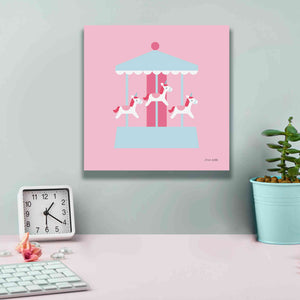 'Merry Go Round' by Ann Kelle Designs, Canvas Wall Art,12 x 12