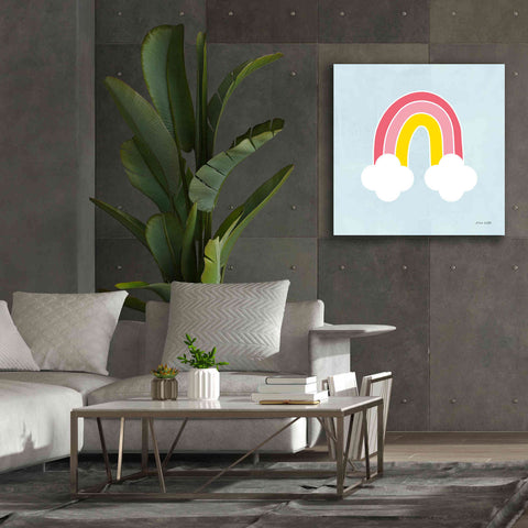 Image of 'Her Rainbow' by Ann Kelle Designs, Canvas Wall Art,37 x 37