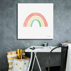 'Pastel Rainbow I' by Ann Kelle Designs, Canvas Wall Art,26 x 26