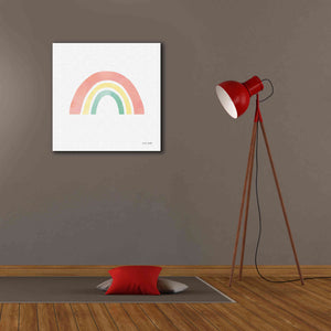 'Pastel Rainbow I' by Ann Kelle Designs, Canvas Wall Art,26 x 26