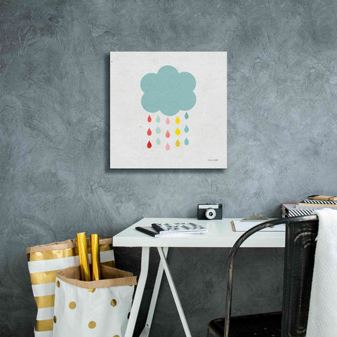 Image of 'Cloud I' by Ann Kelle Designs, Canvas Wall Art,18 x 18