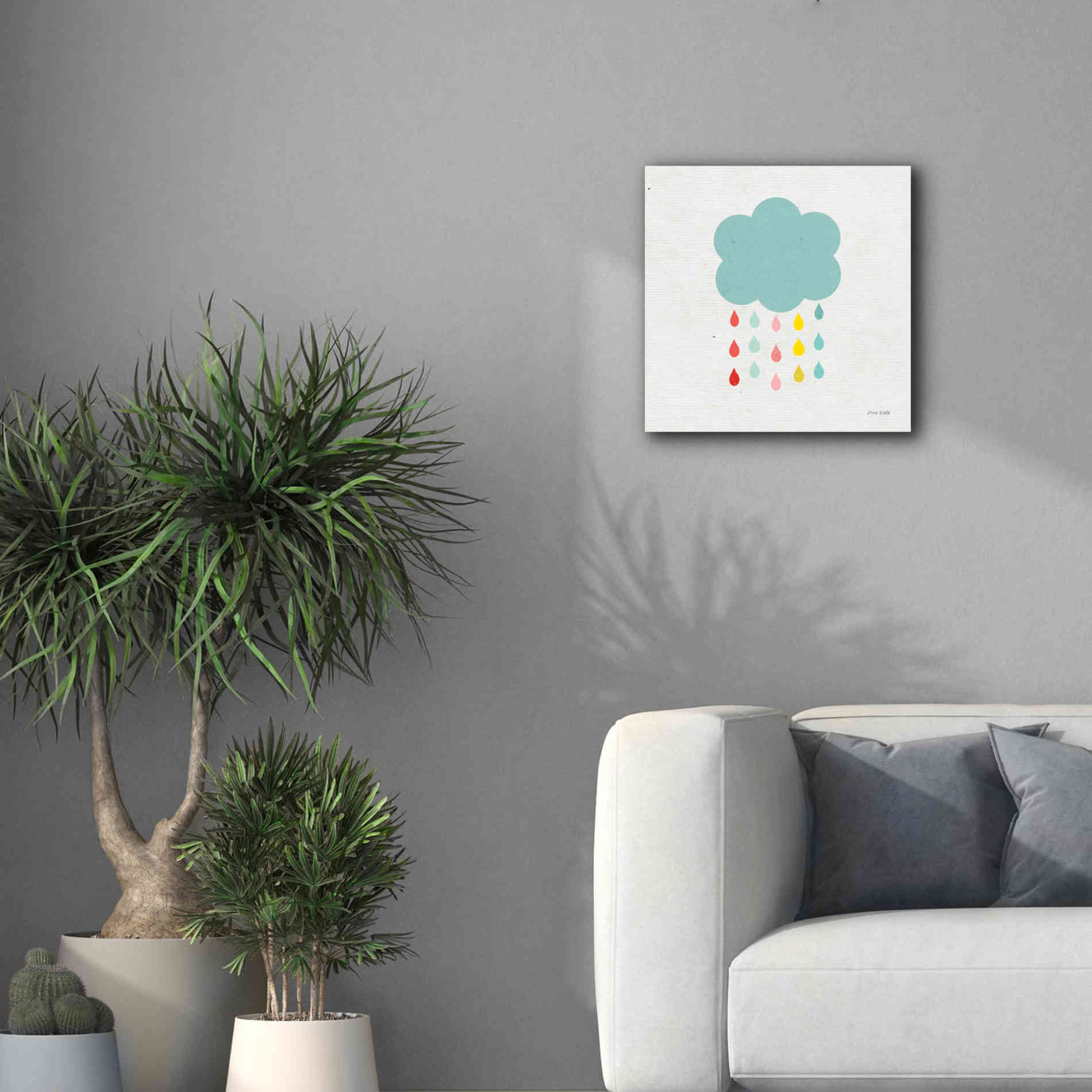 'Cloud I' by Ann Kelle Designs, Canvas Wall Art,18 x 18