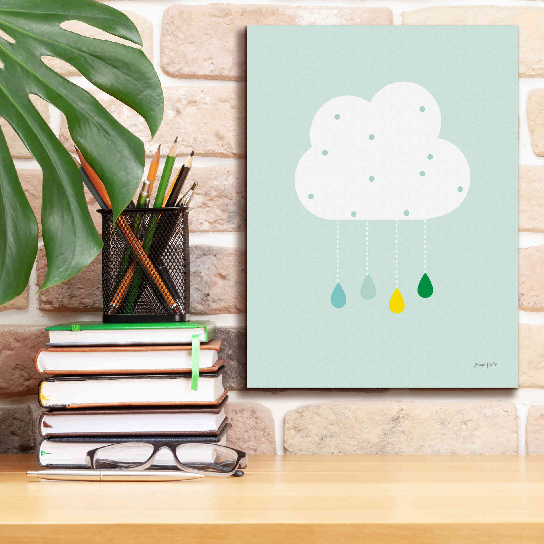 'Cloud II' by Ann Kelle Designs, Canvas Wall Art,12 x 16