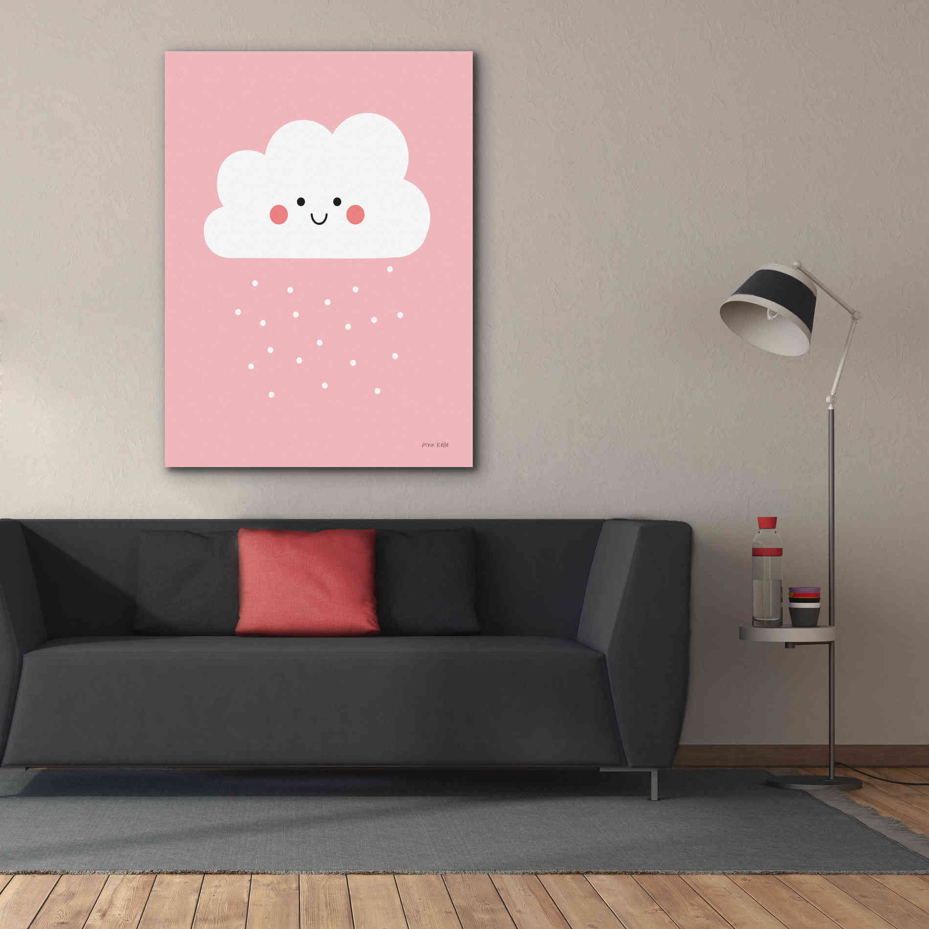'Happy Cloud I' by Ann Kelle Designs, Canvas Wall Art,40 x 54