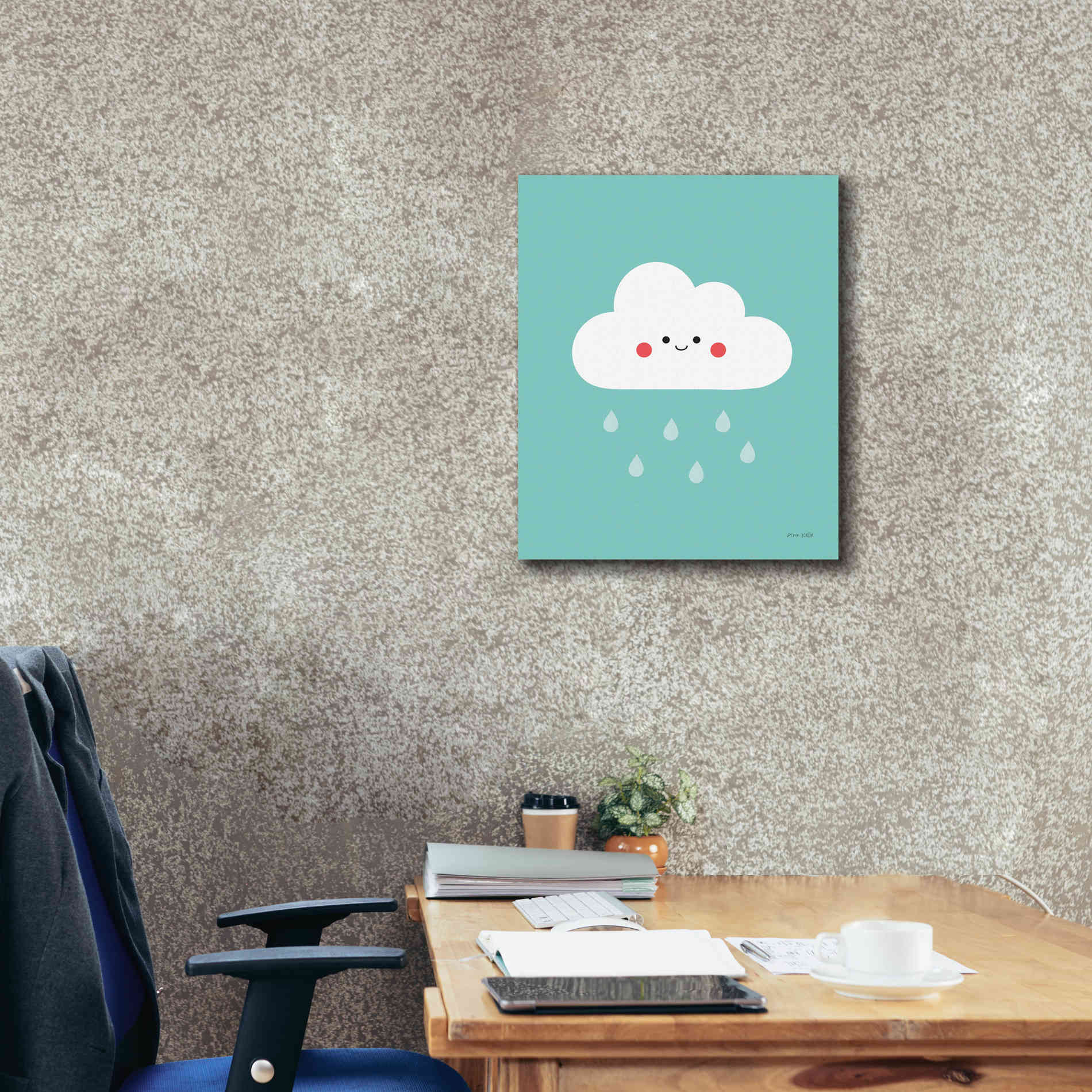 'Happy Cloud II' by Ann Kelle Designs, Canvas Wall Art,20 x 24