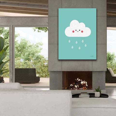 Image of 'Happy Cloud II' by Ann Kelle Designs, Canvas Wall Art,40 x 54
