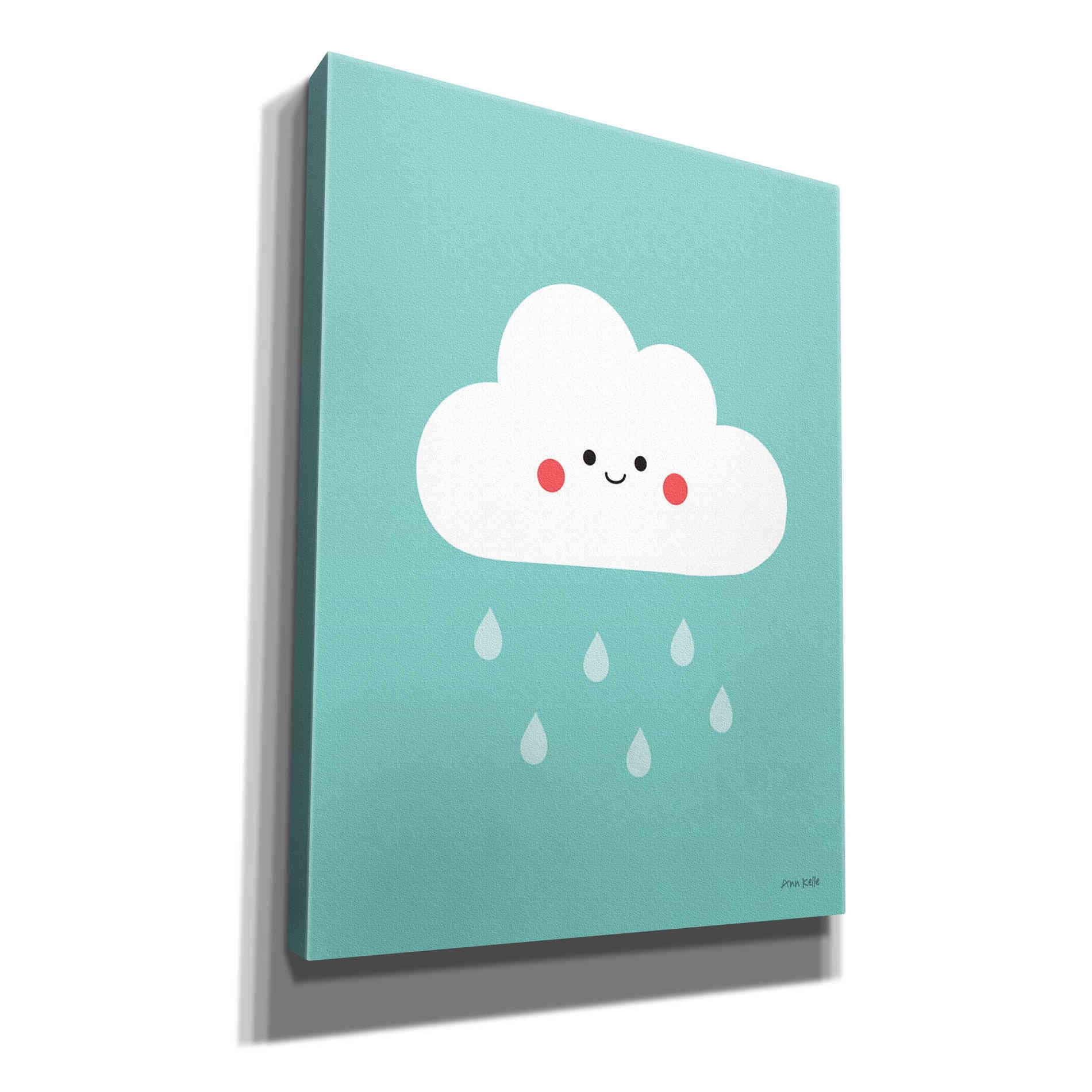 'Happy Cloud II' by Ann Kelle Designs, Canvas Wall Art,12x16x1.1x0,20x24x1.1x0,26x30x1.74x0,40x54x1.74x0