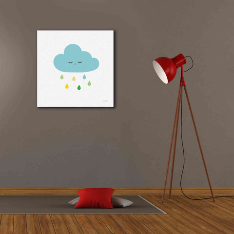 Image of 'Sleepy Cloud I' by Ann Kelle Designs, Canvas Wall Art,26 x 26