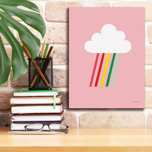 'Rainbow Rays I' by Ann Kelle Designs, Canvas Wall Art,12 x 16