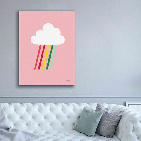 Image of 'Rainbow Rays I' by Ann Kelle Designs, Canvas Wall Art,40 x 54