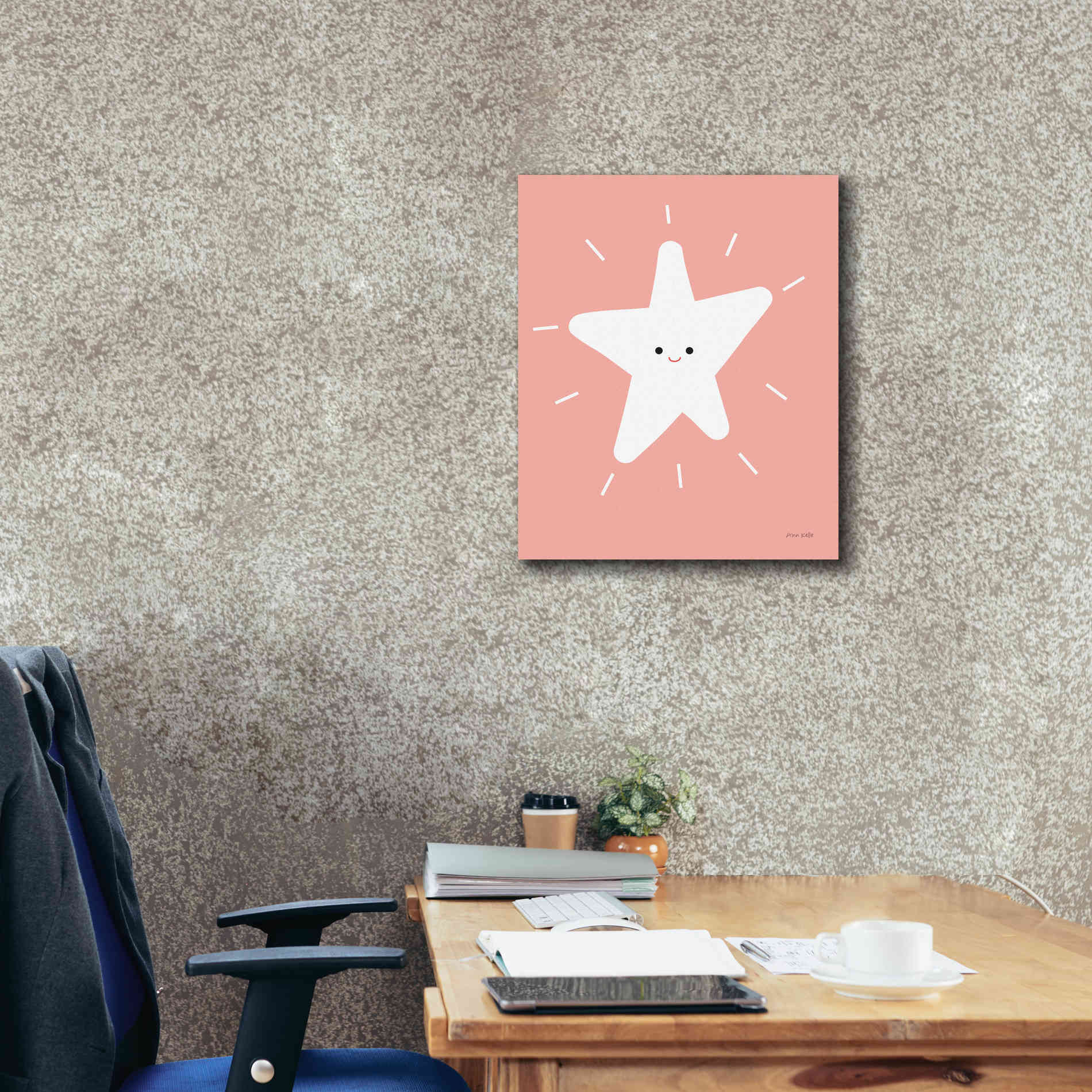 'Star' by Ann Kelle Designs, Canvas Wall Art,20 x 24