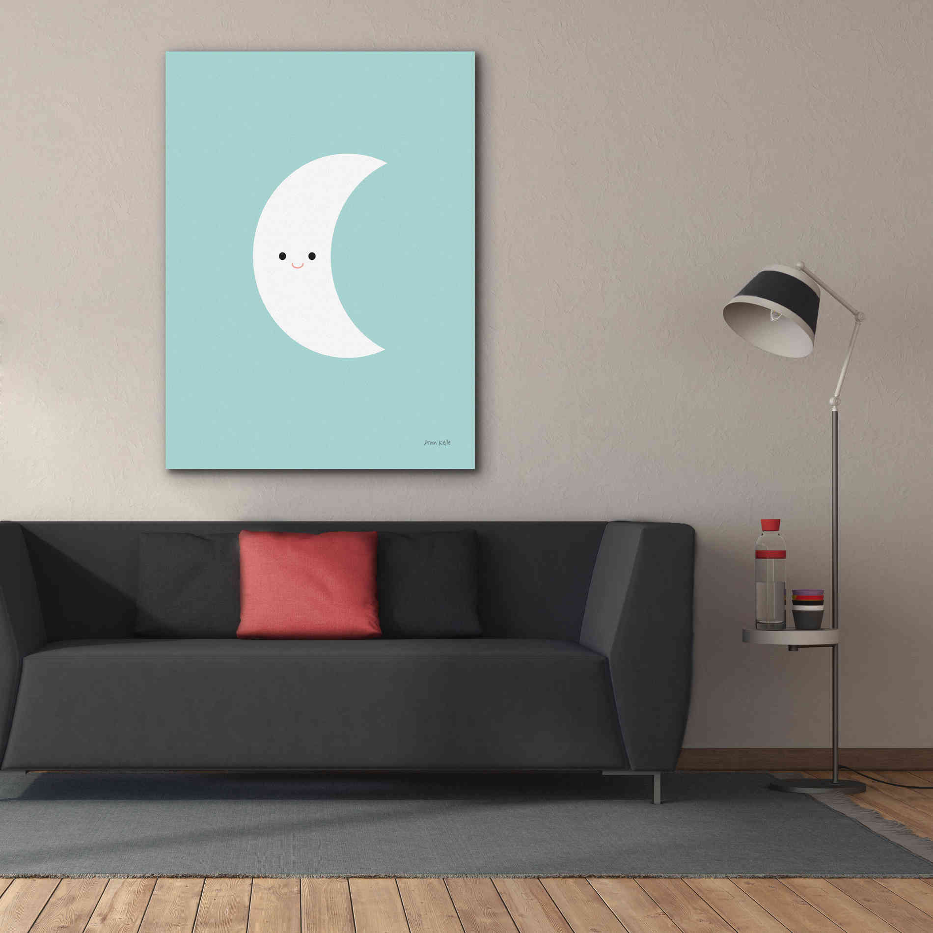 'Moon' by Ann Kelle Designs, Canvas Wall Art,40 x 54