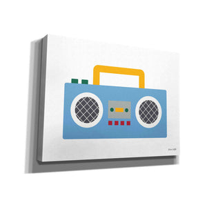 'Retro Boombox' by Ann Kelle Designs, Canvas Wall Art,16x12x1.1x0,26x18x1.1x0,34x26x1.74x0,54x40x1.74x0