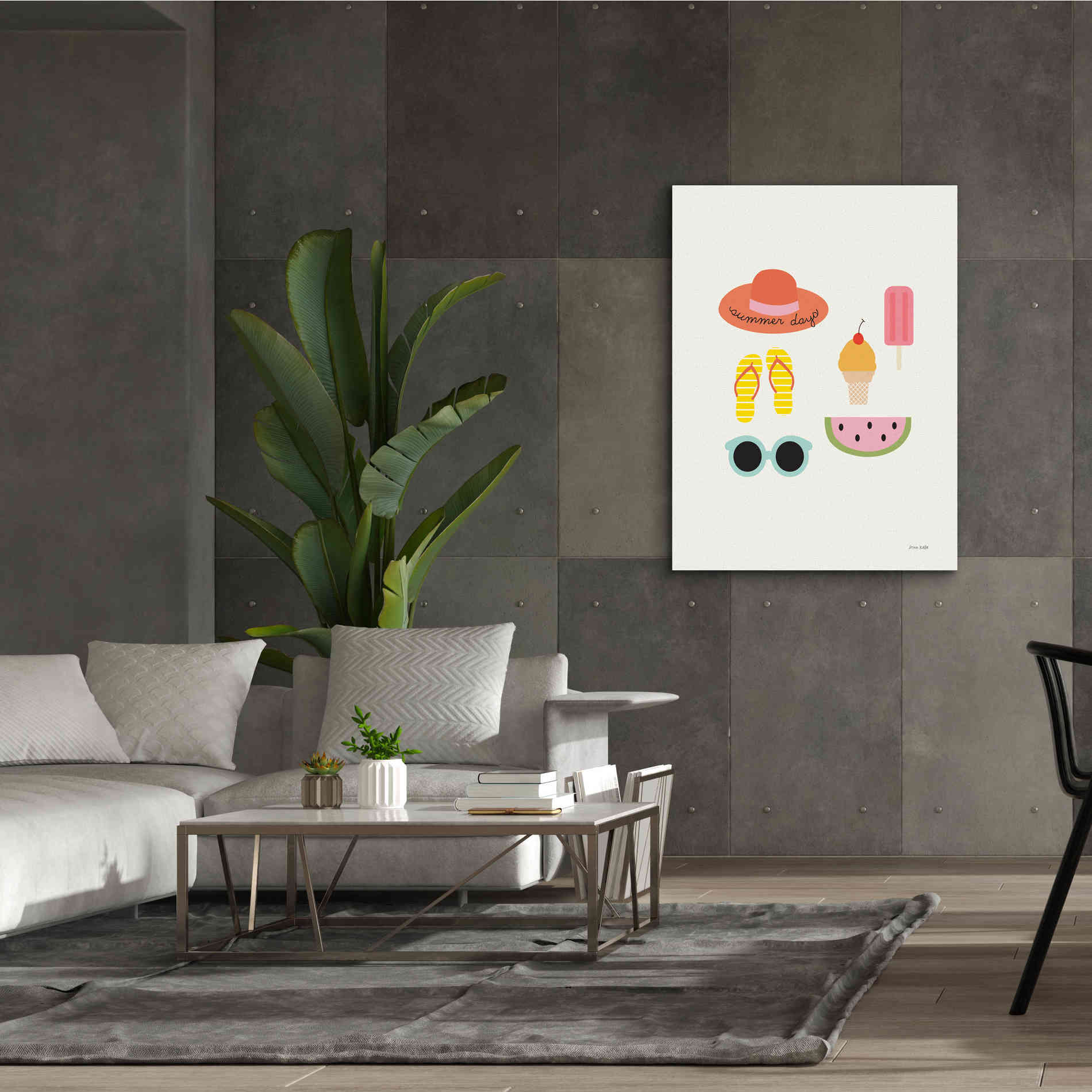 'Summer Daze I' by Ann Kelle Designs, Canvas Wall Art,40 x 54
