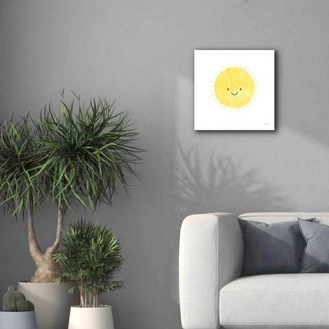 Image of 'Sunny Smile Days' by Ann Kelle Designs, Canvas Wall Art,18 x 18