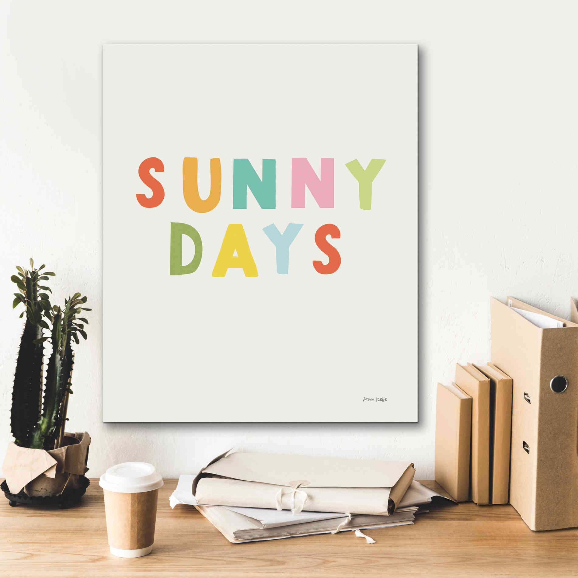'Sunny Days' by Ann Kelle Designs, Canvas Wall Art,20 x 24