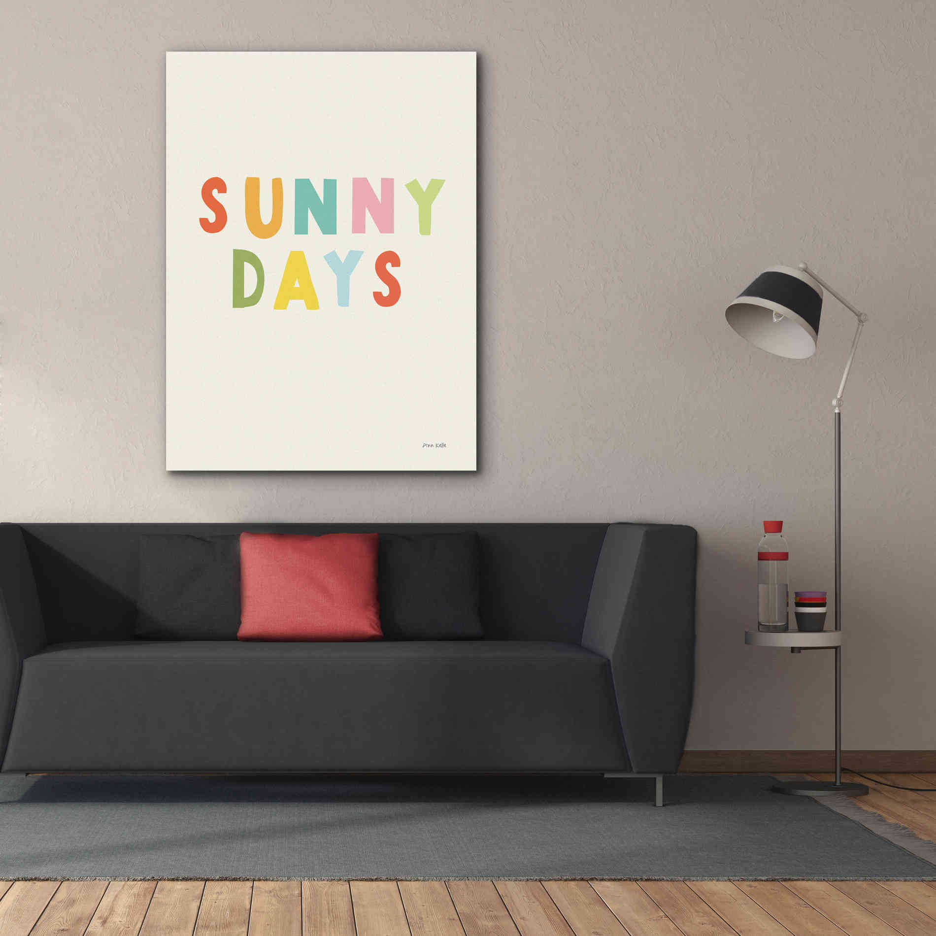 'Sunny Days' by Ann Kelle Designs, Canvas Wall Art,40 x 54