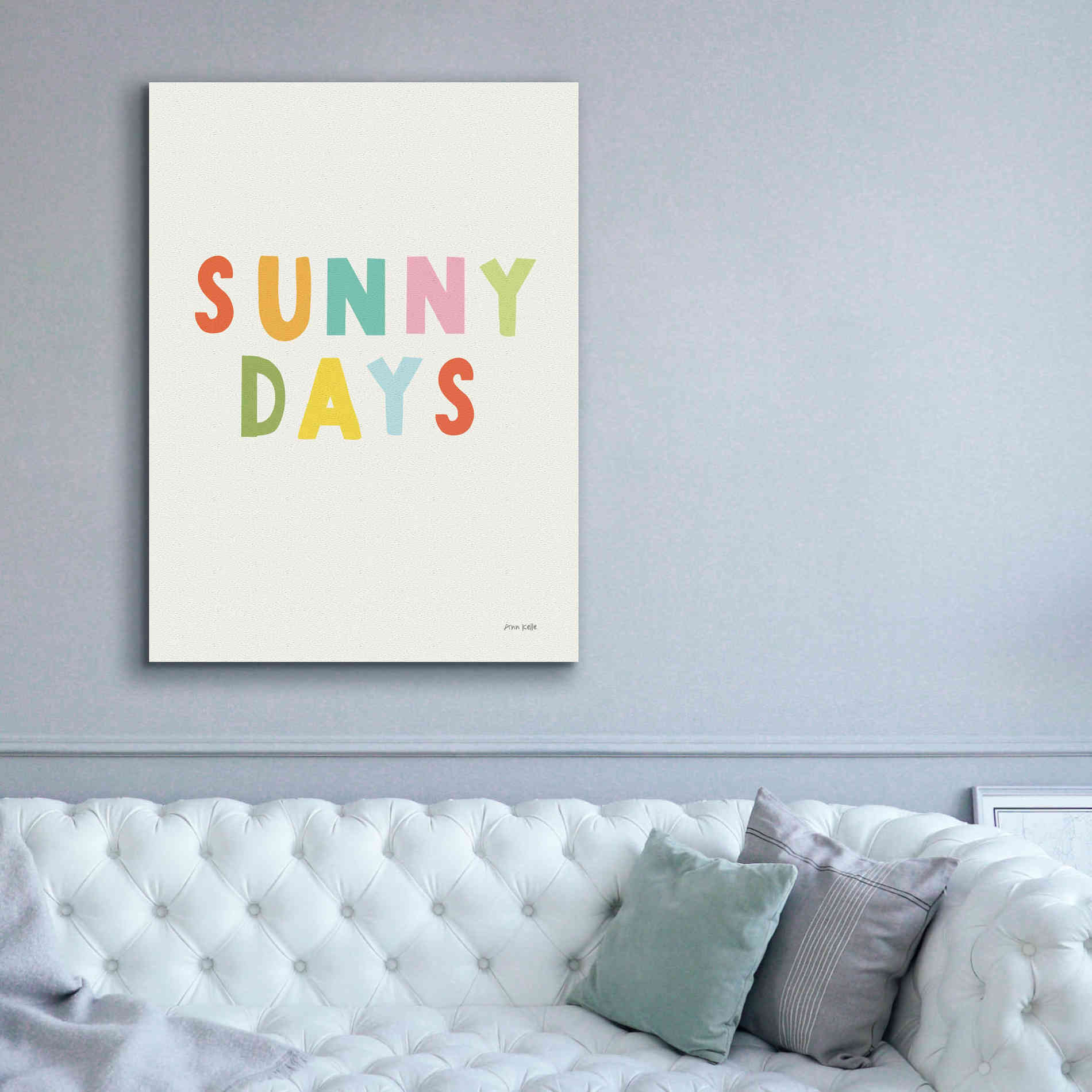 'Sunny Days' by Ann Kelle Designs, Canvas Wall Art,40 x 54