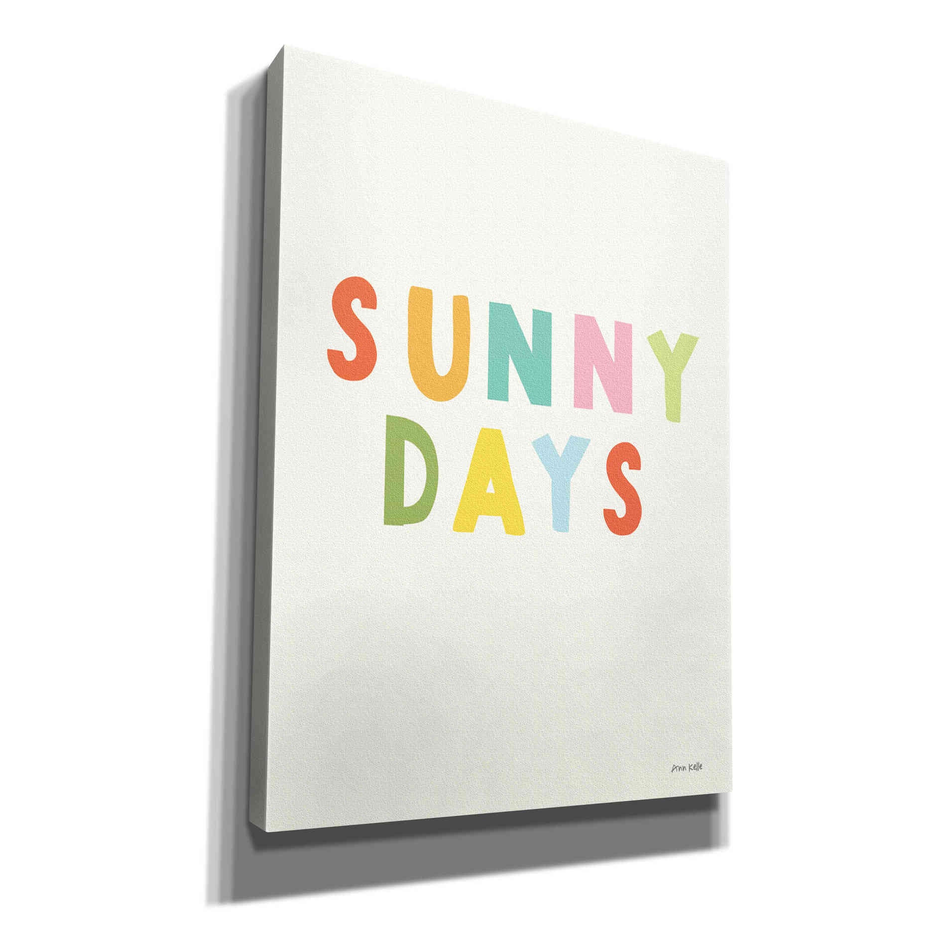 'Sunny Days' by Ann Kelle Designs, Canvas Wall Art,12x16x1.1x0,20x24x1.1x0,26x30x1.74x0,40x54x1.74x0