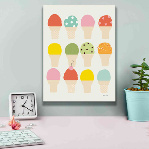 Image of 'Single Scoops' by Ann Kelle Designs, Canvas Wall Art,12 x 16