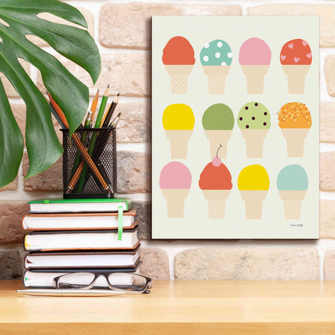 Image of 'Single Scoops' by Ann Kelle Designs, Canvas Wall Art,12 x 16