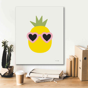 'Sunny Pineapple' by Ann Kelle Designs, Canvas Wall Art,20 x 24