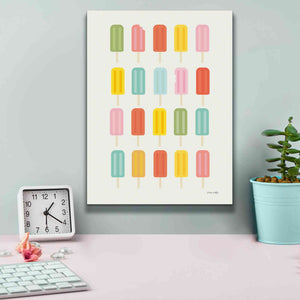 'Colorful Popsicles' by Ann Kelle Designs, Canvas Wall Art,12 x 16