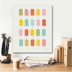 'Colorful Popsicles' by Ann Kelle Designs, Canvas Wall Art,20 x 24