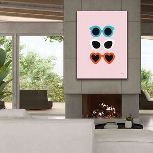 'Sunglasses for All II' by Ann Kelle Designs, Canvas Wall Art,40 x 54