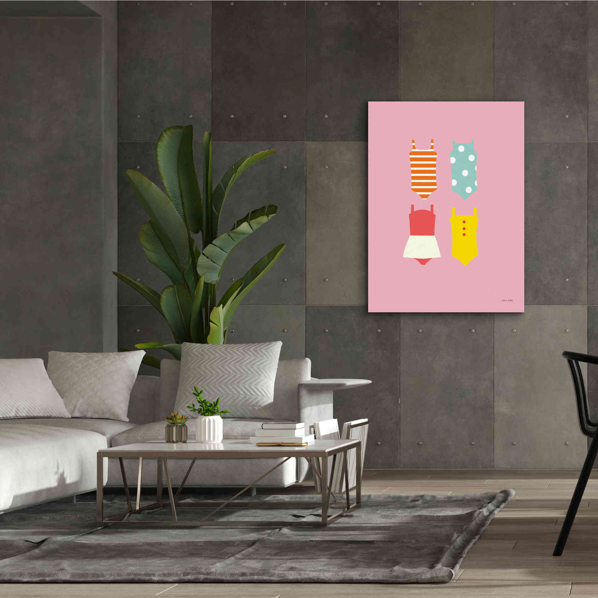 'Bathing Suits Galore II' by Ann Kelle Designs, Canvas Wall Art,40 x 54