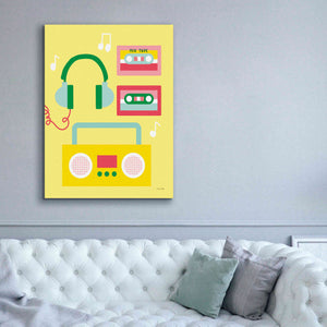 'Lets Listen to Music II' by Ann Kelle Designs, Canvas Wall Art,40 x 54