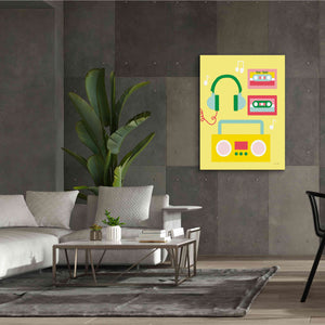 'Lets Listen to Music II' by Ann Kelle Designs, Canvas Wall Art,40 x 54
