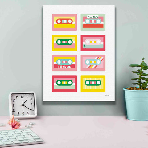 Image of 'Lets Listen to Music III' by Ann Kelle Designs, Canvas Wall Art,12 x 16