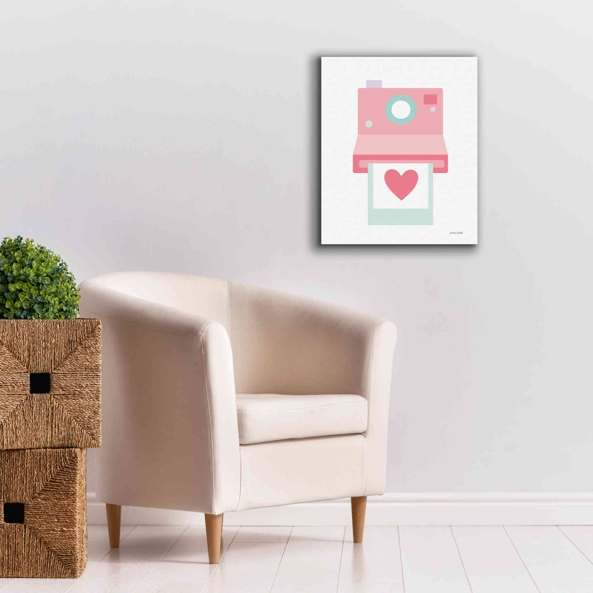 'Camera Shy I' by Ann Kelle Designs, Canvas Wall Art,20 x 24