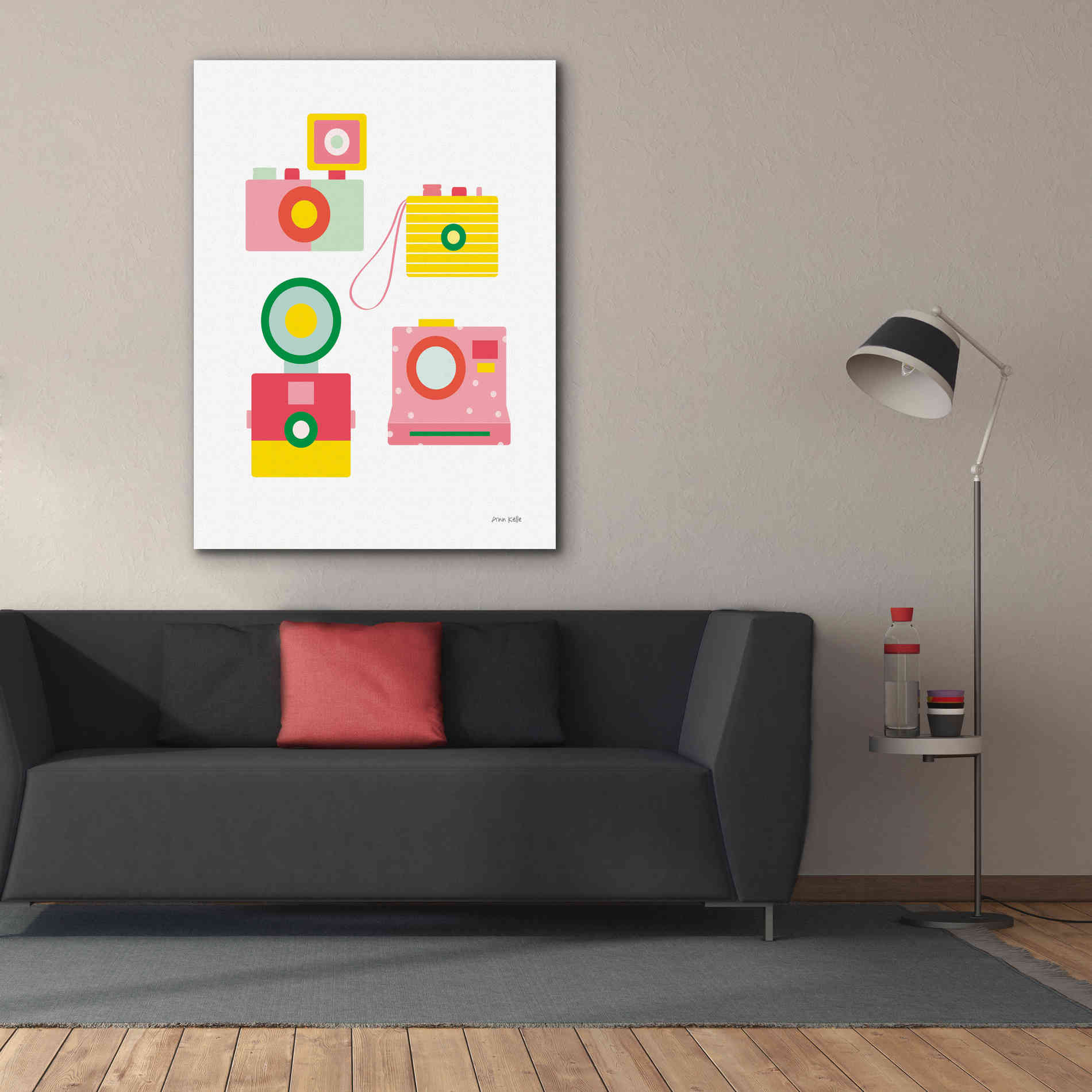'Camera Shy II' by Ann Kelle Designs, Canvas Wall Art,40 x 54