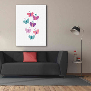 'Butterfly Friends Girly' by Ann Kelle Designs, Canvas Wall Art,40 x 54
