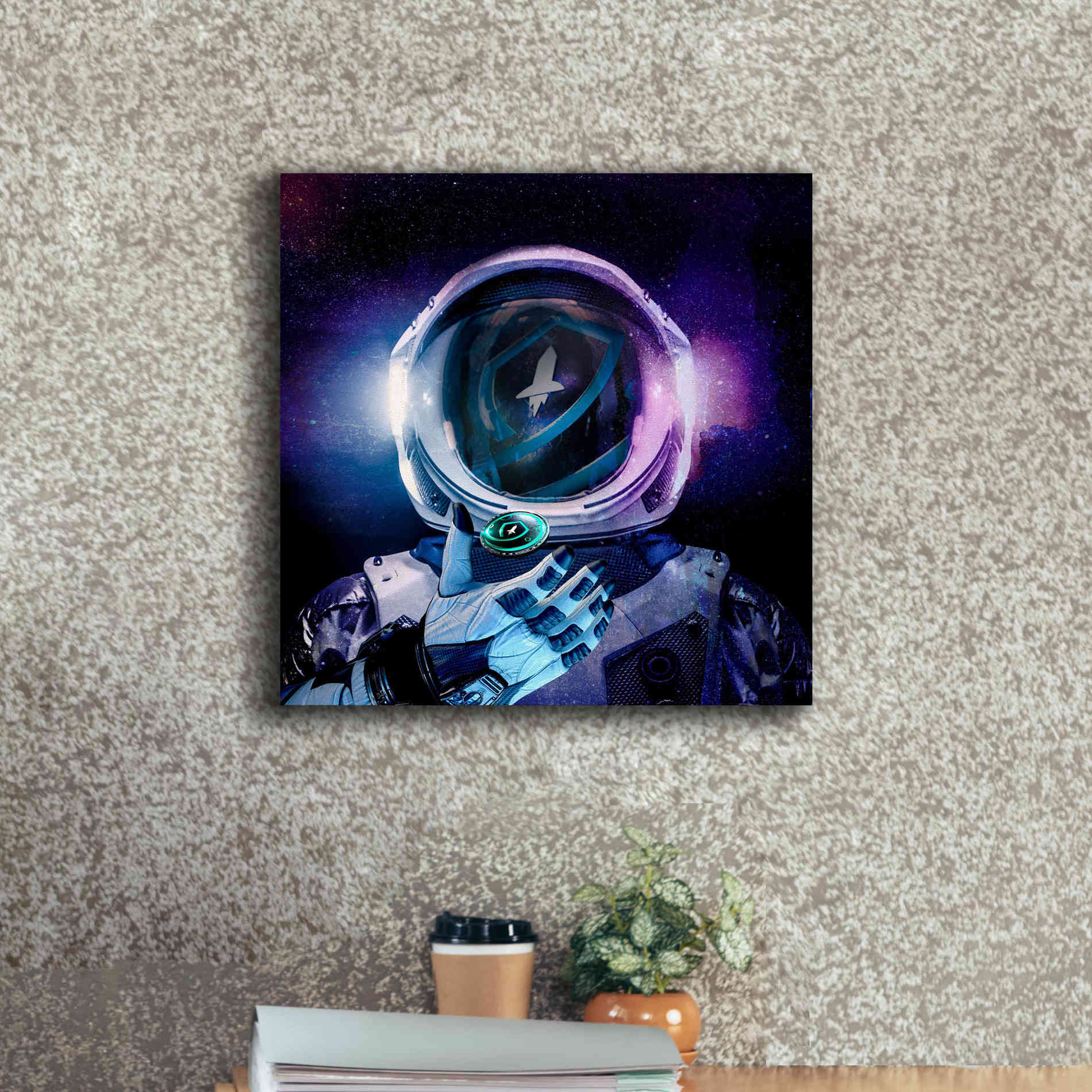'SafeMoon Crypto,' Canvas Wall Art,18 x 18