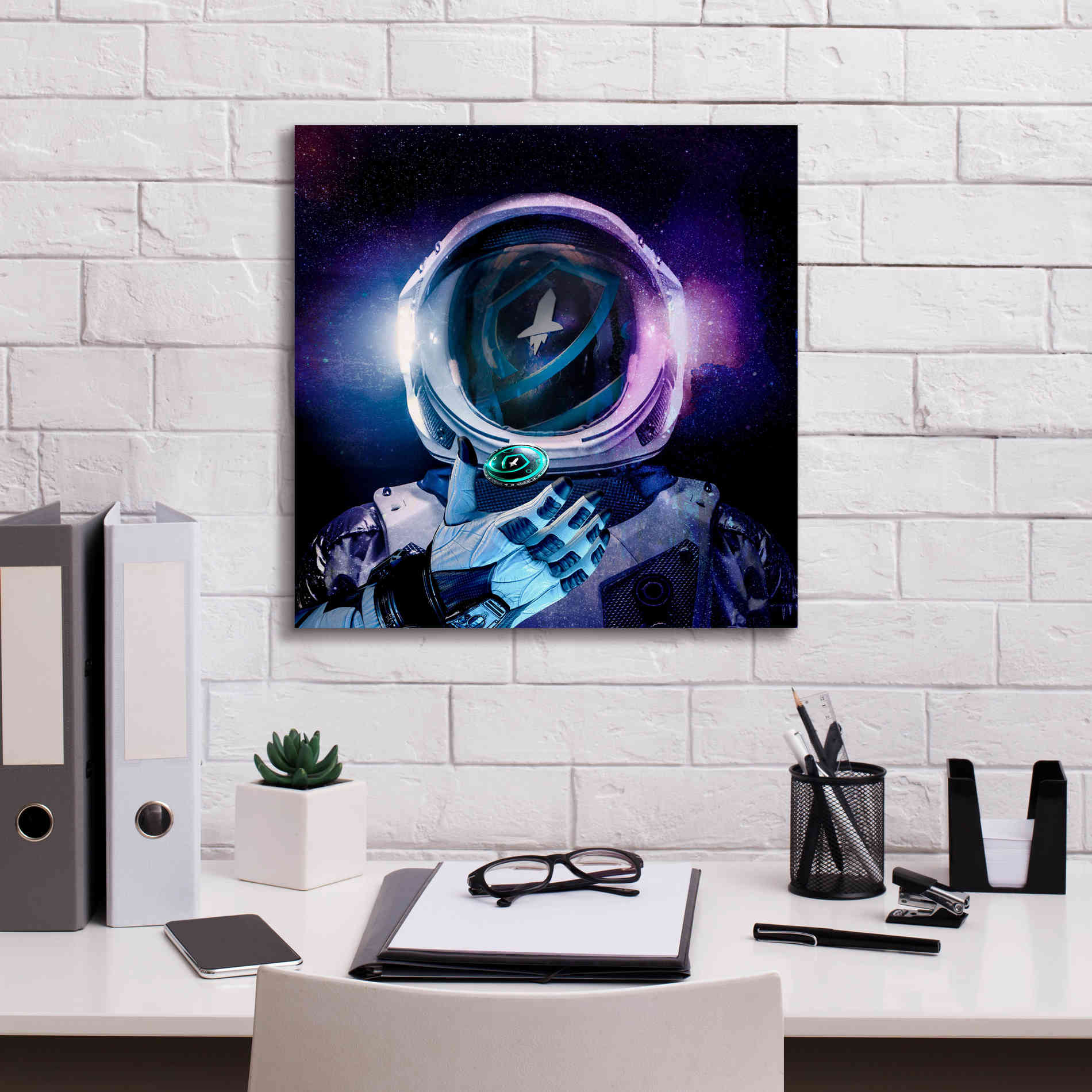 'SafeMoon Crypto,' Canvas Wall Art,18 x 18