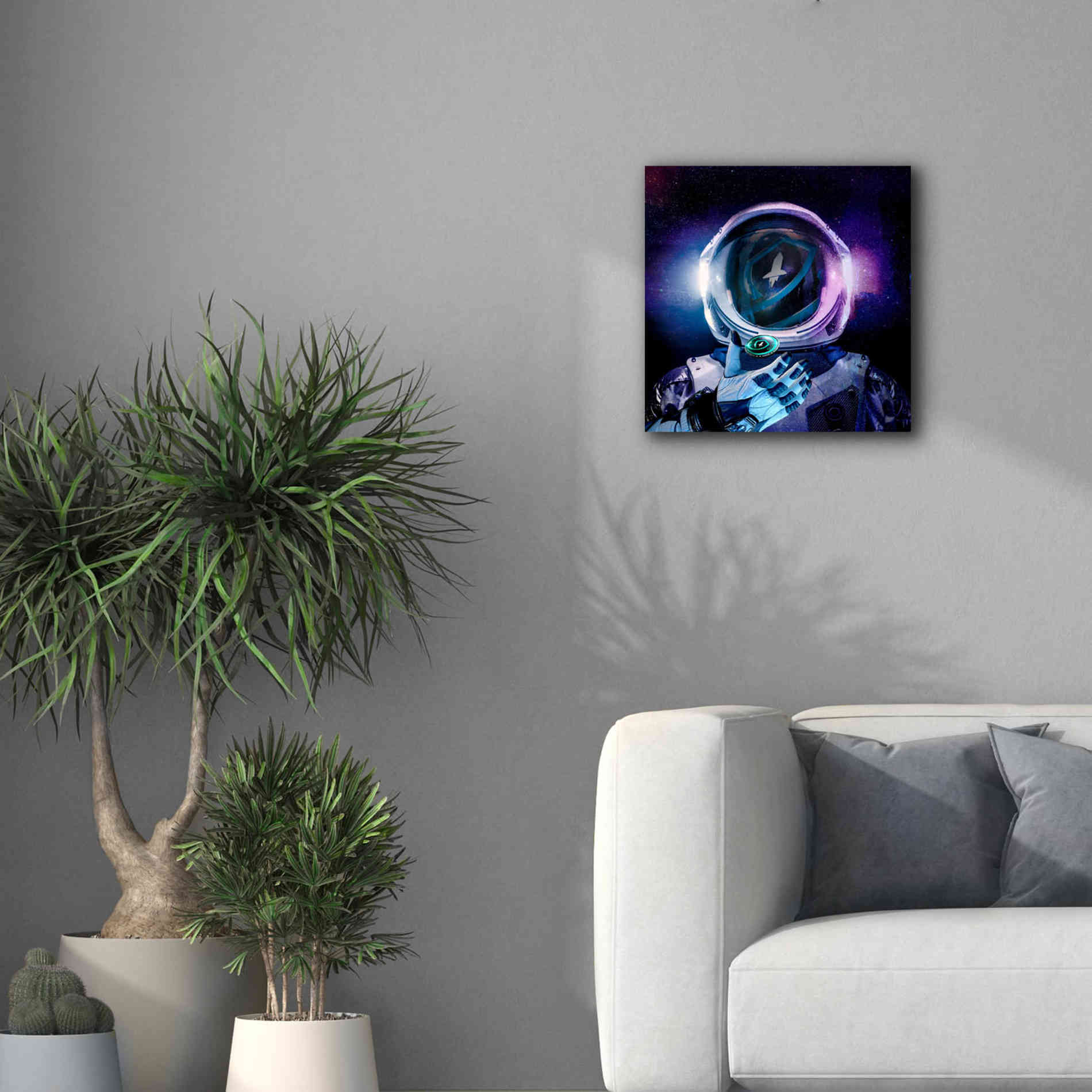 'SafeMoon Crypto,' Canvas Wall Art,18 x 18