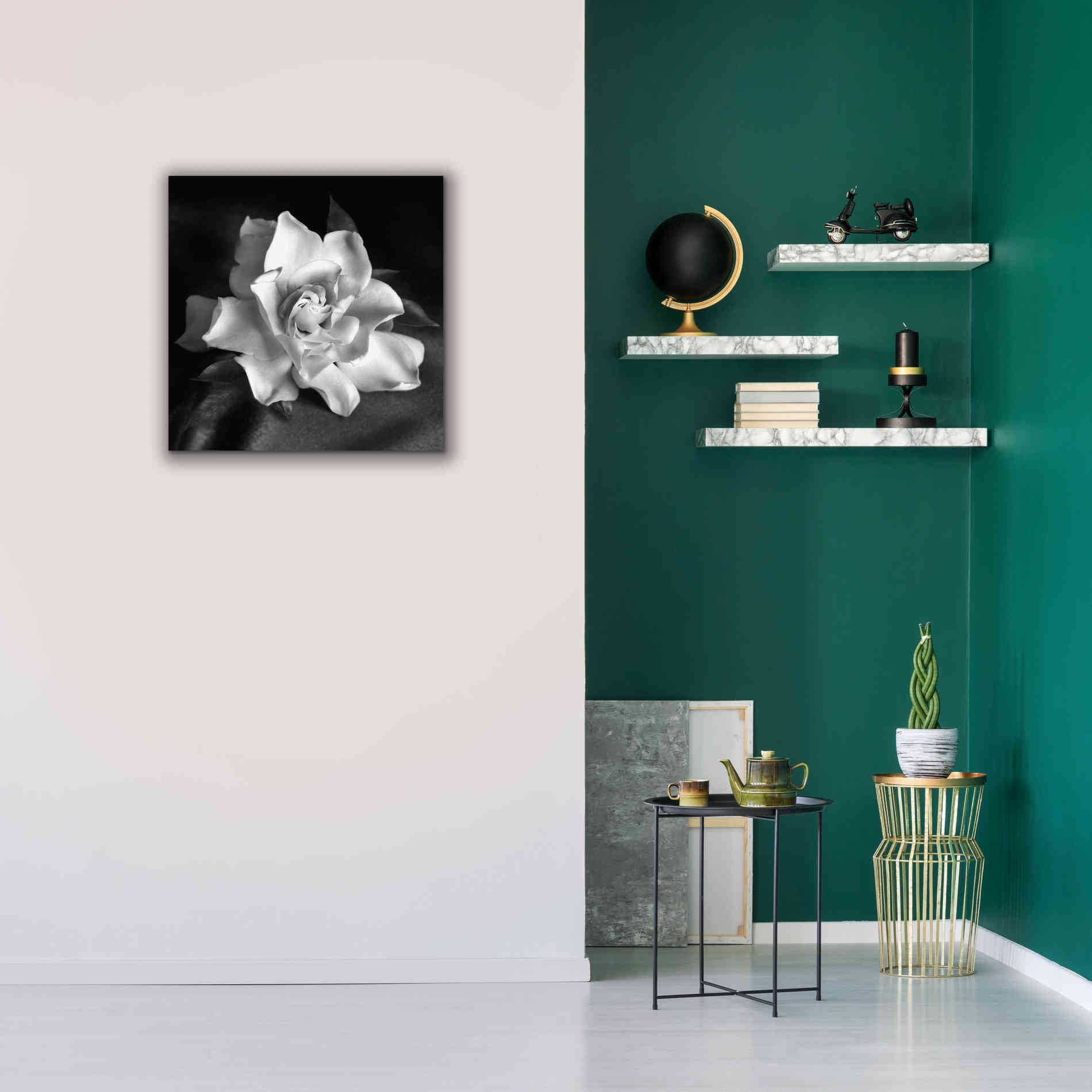 'Gardenia' by Debra Van Swearingen, Canvas Wall Art,26 x 26