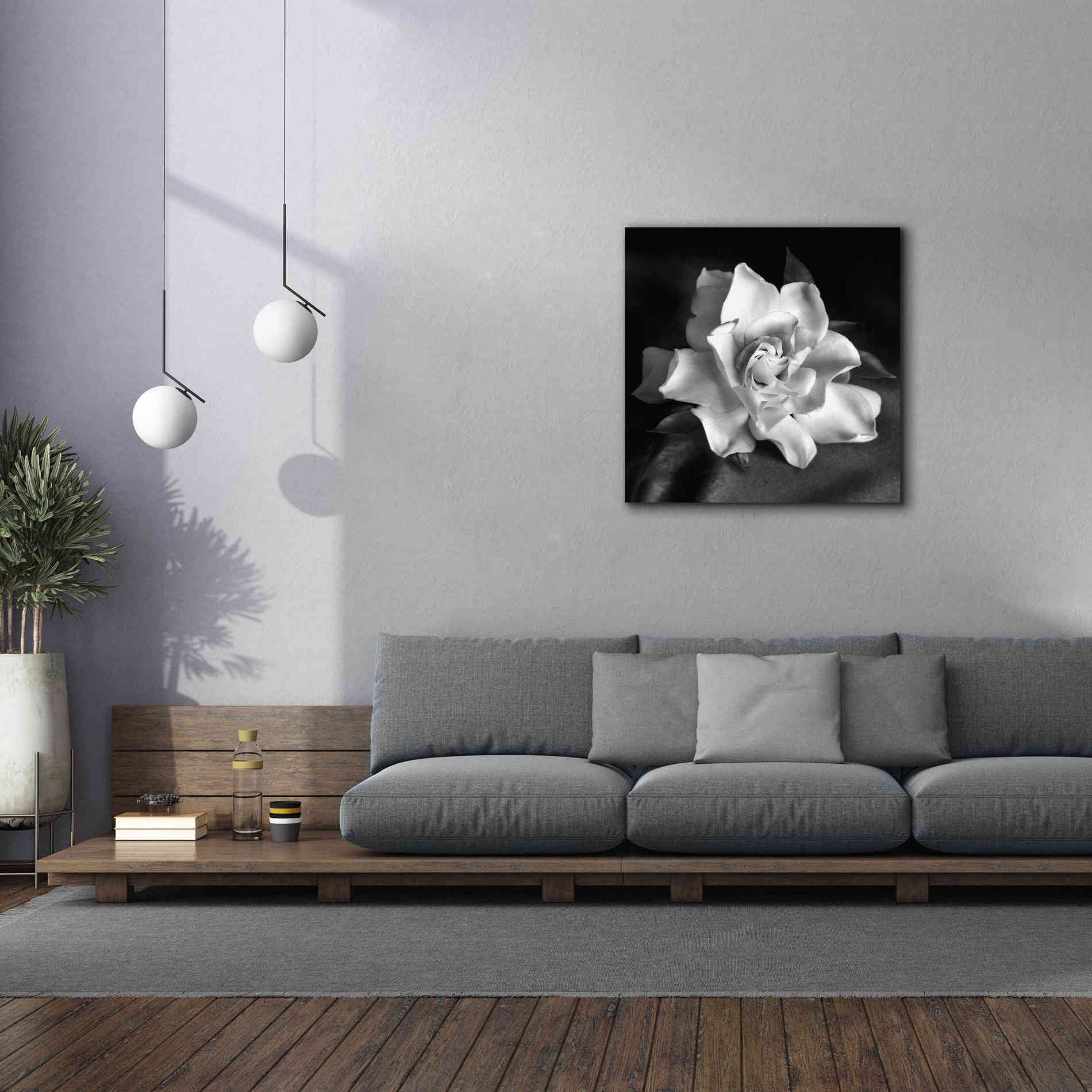 'Gardenia' by Debra Van Swearingen, Canvas Wall Art,37 x 37