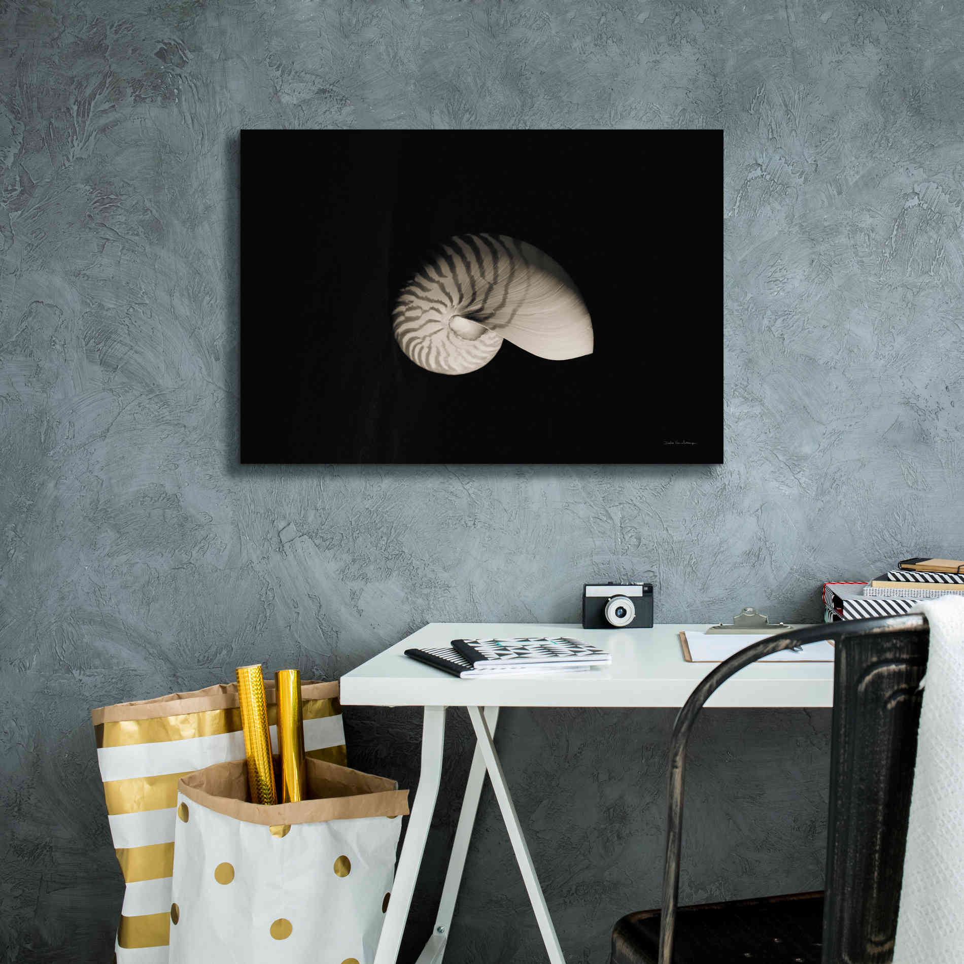 'Nautilus I' by Debra Van Swearingen, Canvas Wall Art,26 x 18
