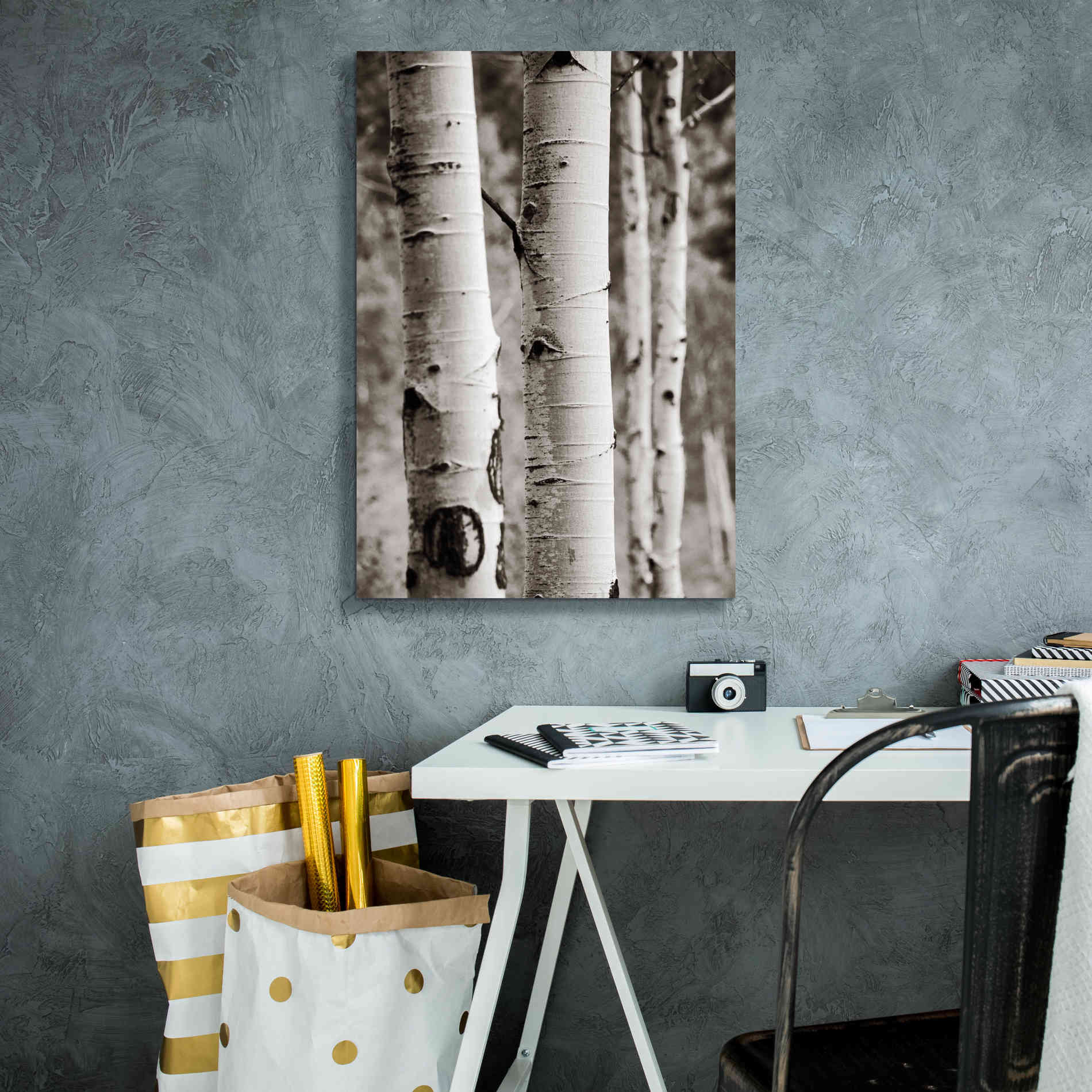 'Aspens I' by Debra Van Swearingen, Canvas Wall Art,18 x 26