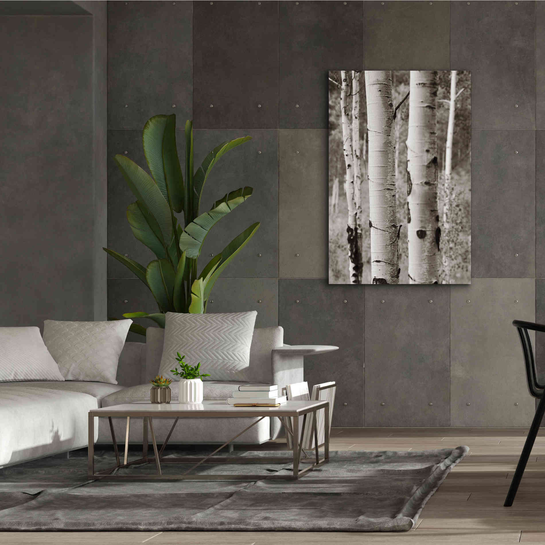 'Aspens II' by Debra Van Swearingen, Canvas Wall Art,40 x 60