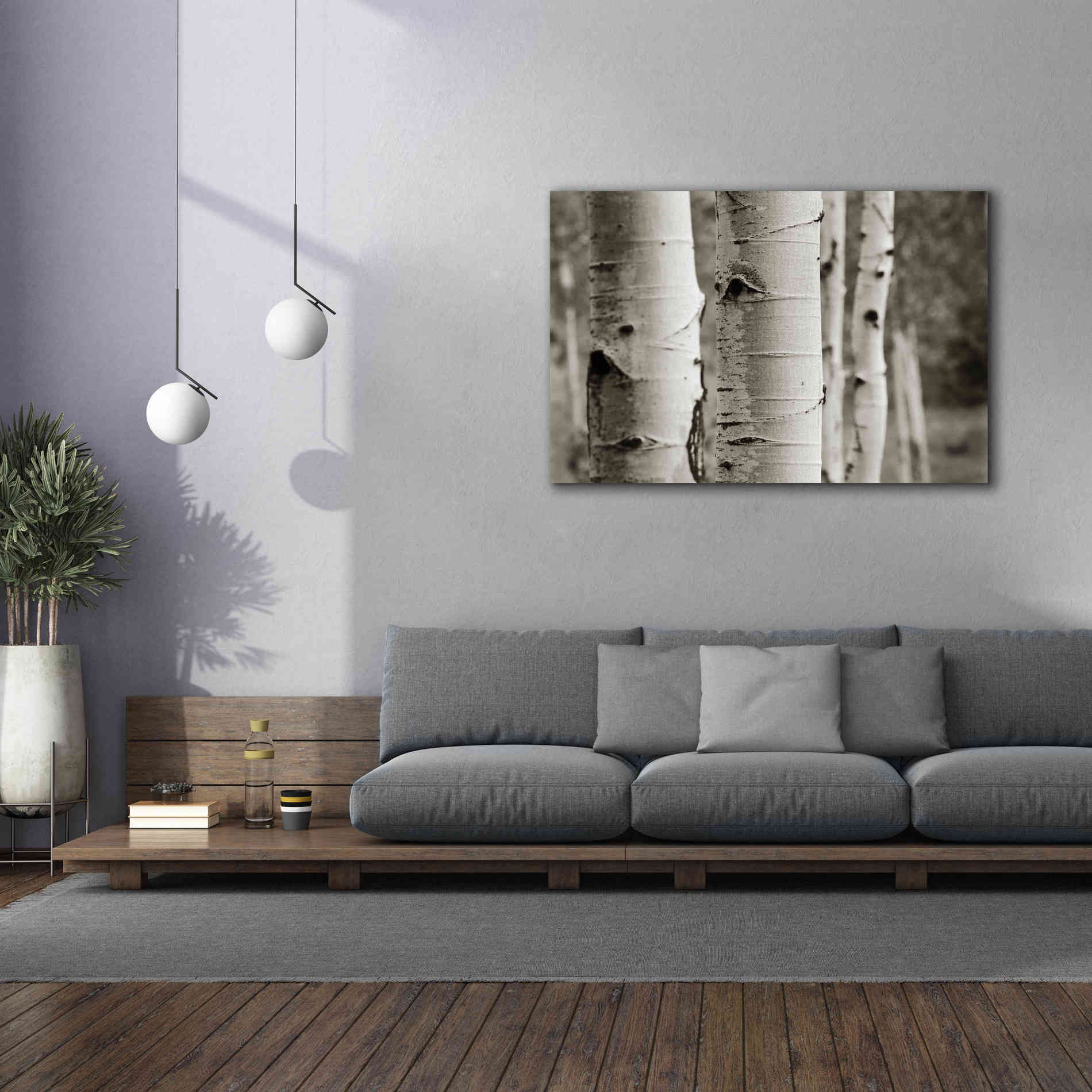 'Aspens III' by Debra Van Swearingen, Canvas Wall Art,60 x 40