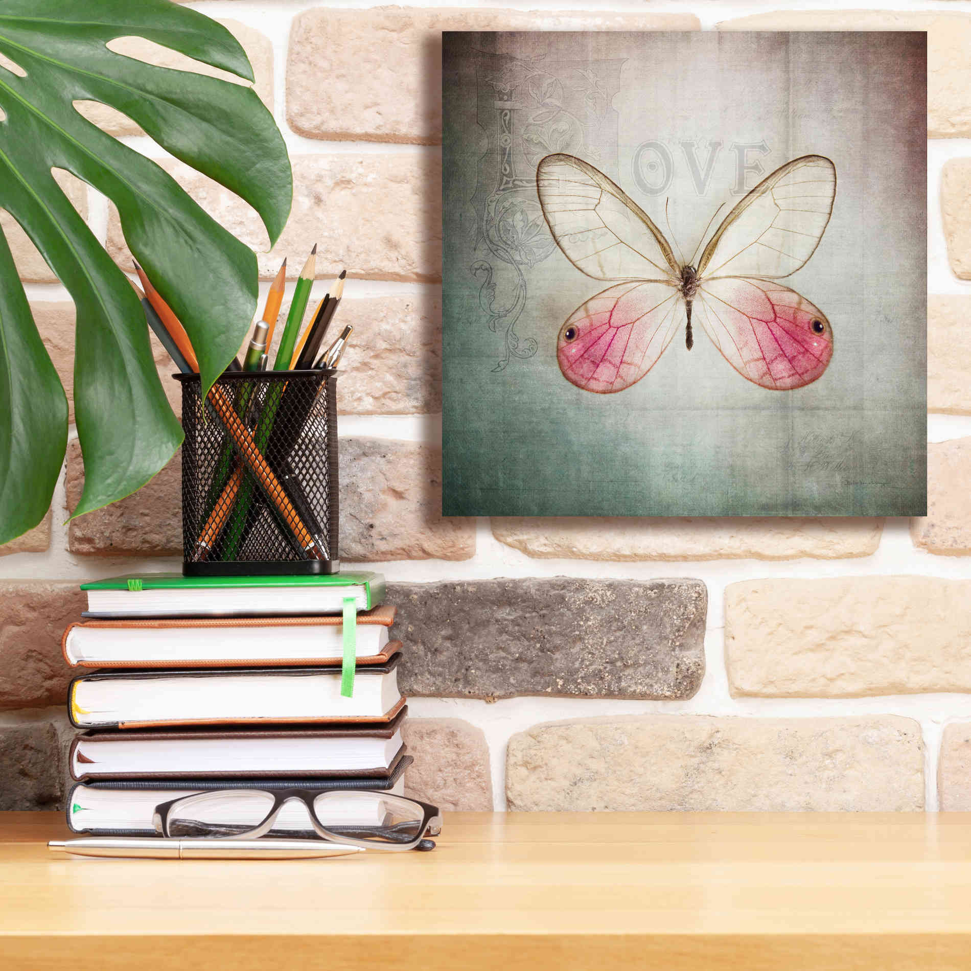 'French Butterfly I' by Debra Van Swearingen, Canvas Wall Art,12 x 12