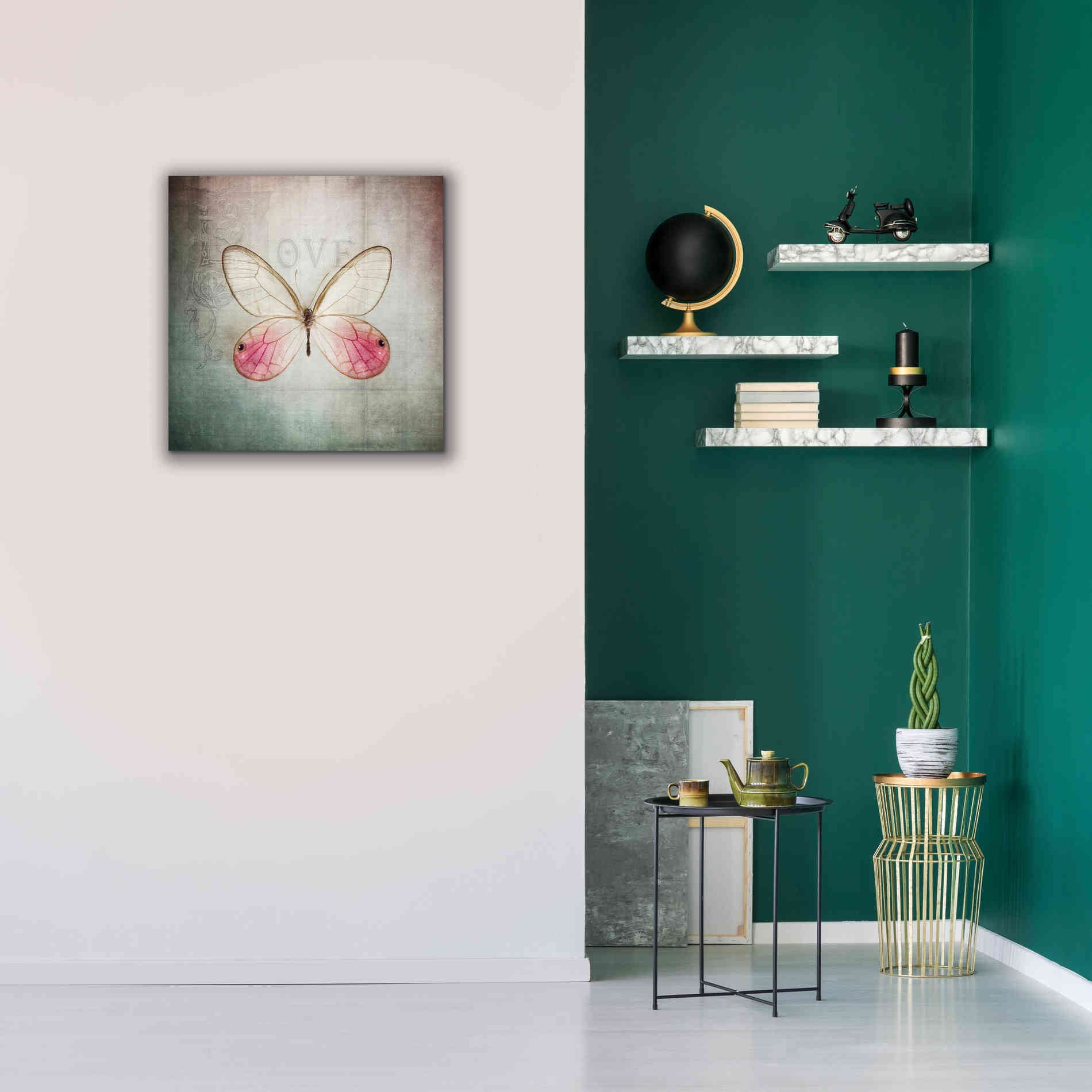 'French Butterfly I' by Debra Van Swearingen, Canvas Wall Art,26 x 26